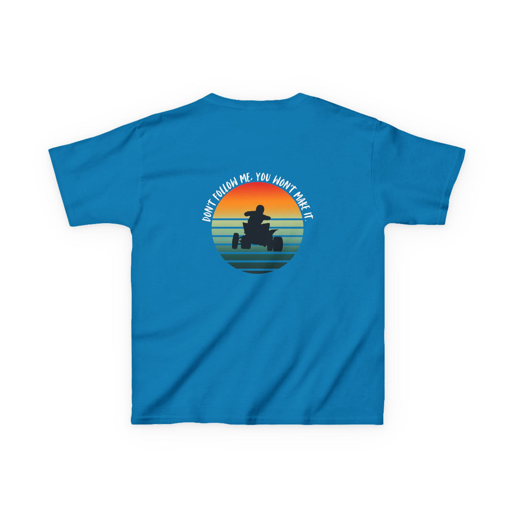 Kids ATV Rider Shirt – Retro Sunset Quad Tee for Boys & Girls | Off-Road Trail Riding Kids Shirt