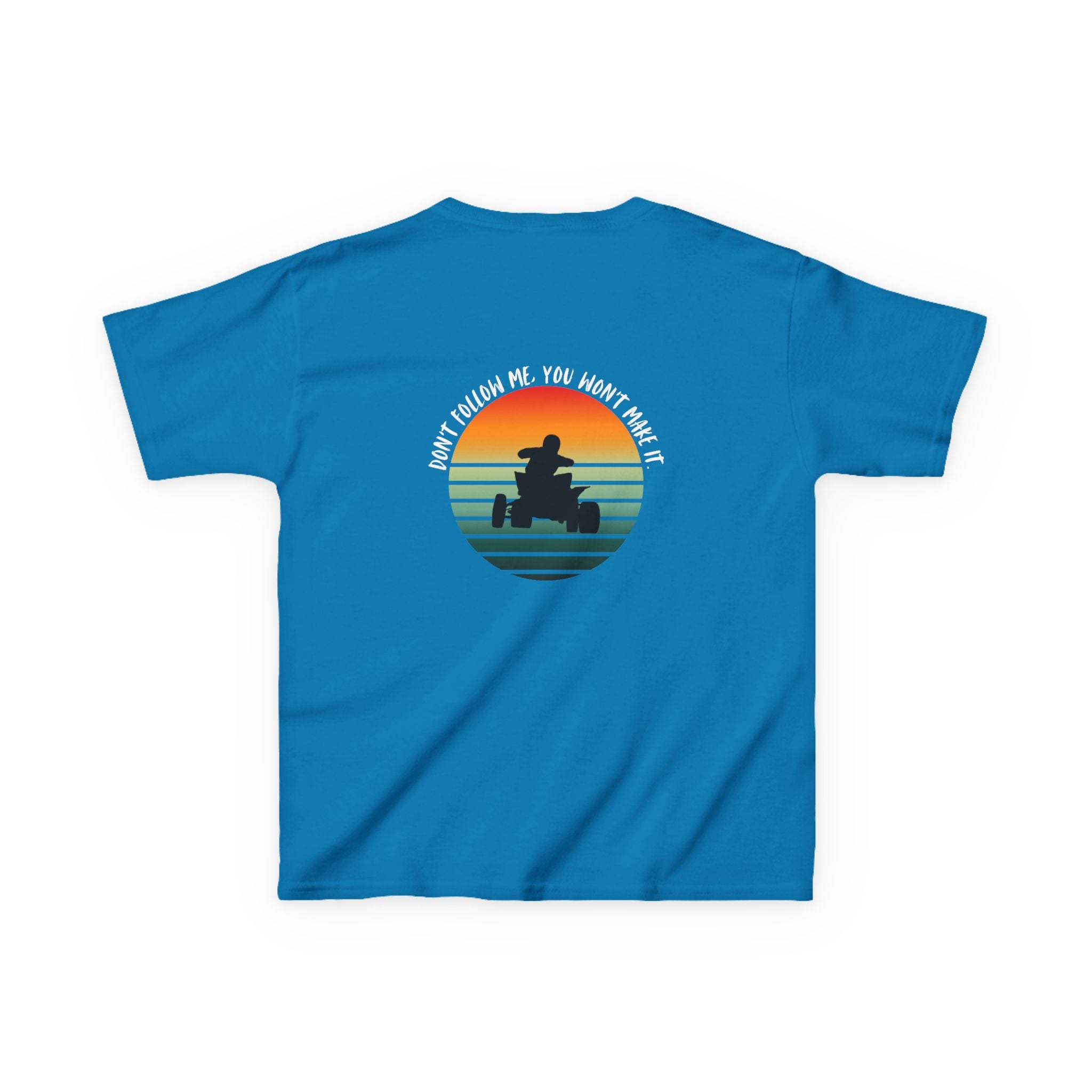 Kids ATV Rider Shirt – Retro Sunset Quad Tee for Boys & Girls | Off-Road Trail Riding Kids Shirt