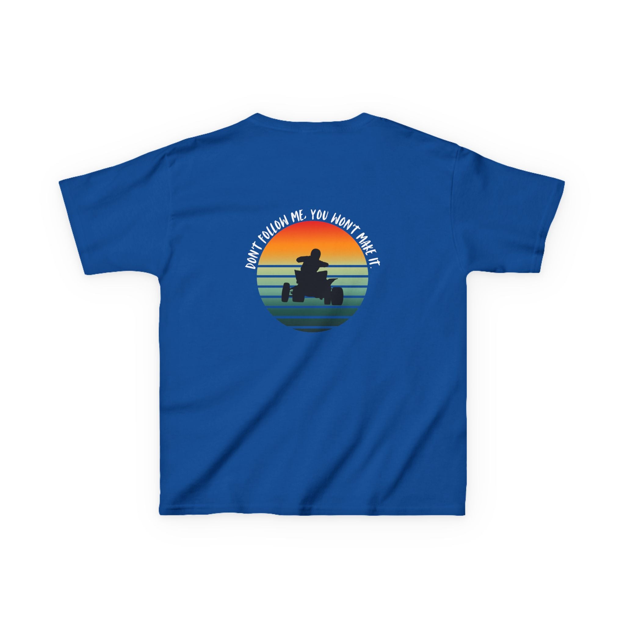 Kids ATV Rider Shirt – Retro Sunset Quad Tee for Boys & Girls | Off-Road Trail Riding Kids Shirt