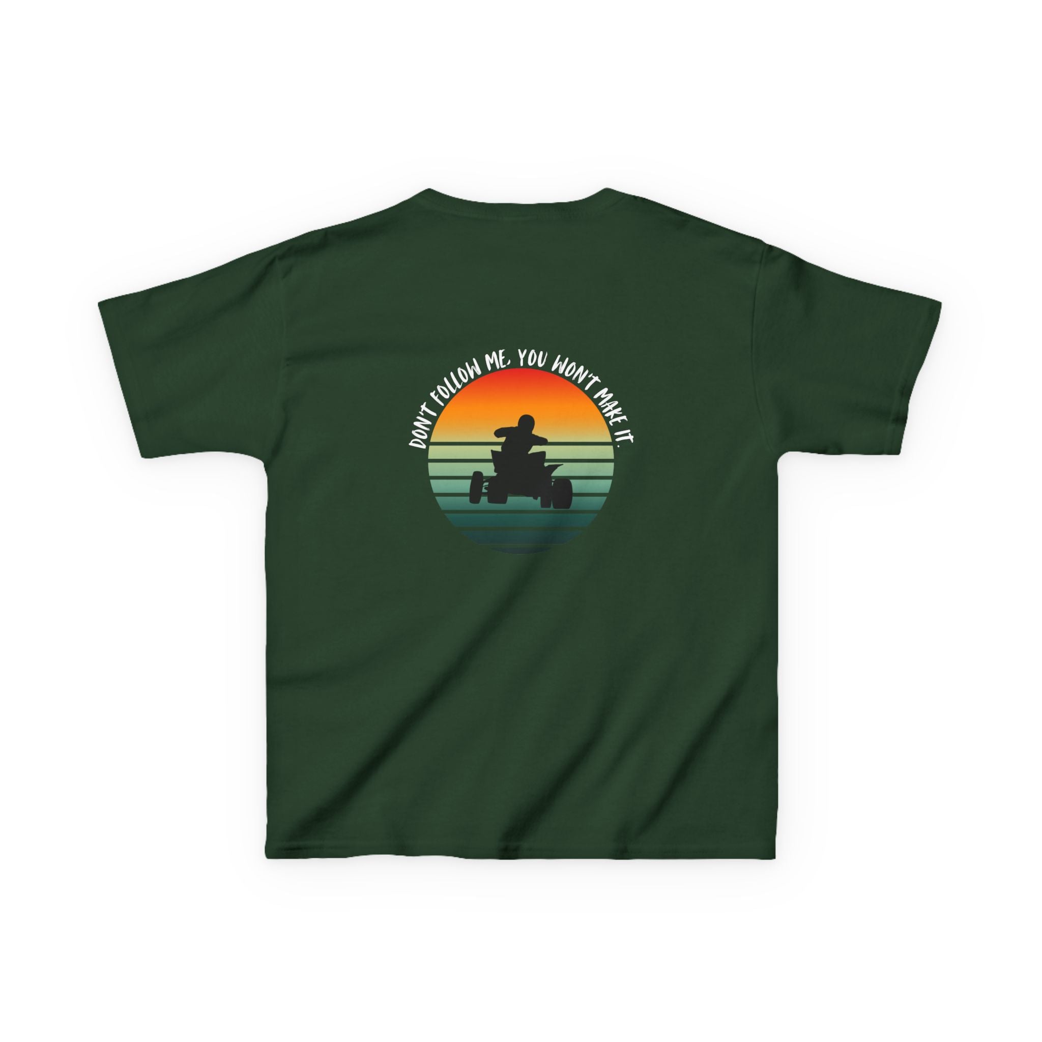 Kids ATV Rider Shirt – Retro Sunset Quad Tee for Boys & Girls | Off-Road Trail Riding Kids Shirt