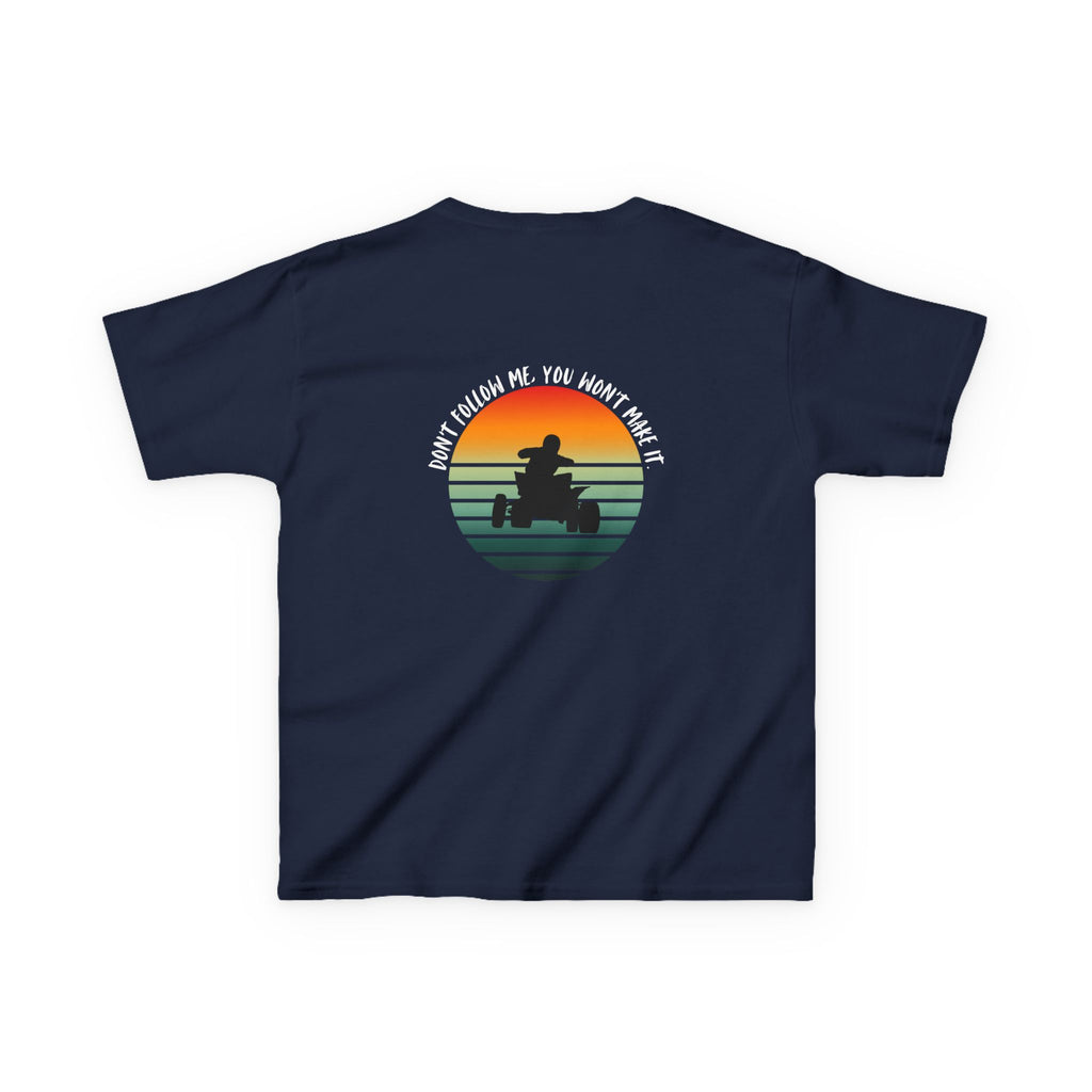 Kids ATV Rider Shirt – Retro Sunset Quad Tee for Boys & Girls | Off-Road Trail Riding Kids Shirt