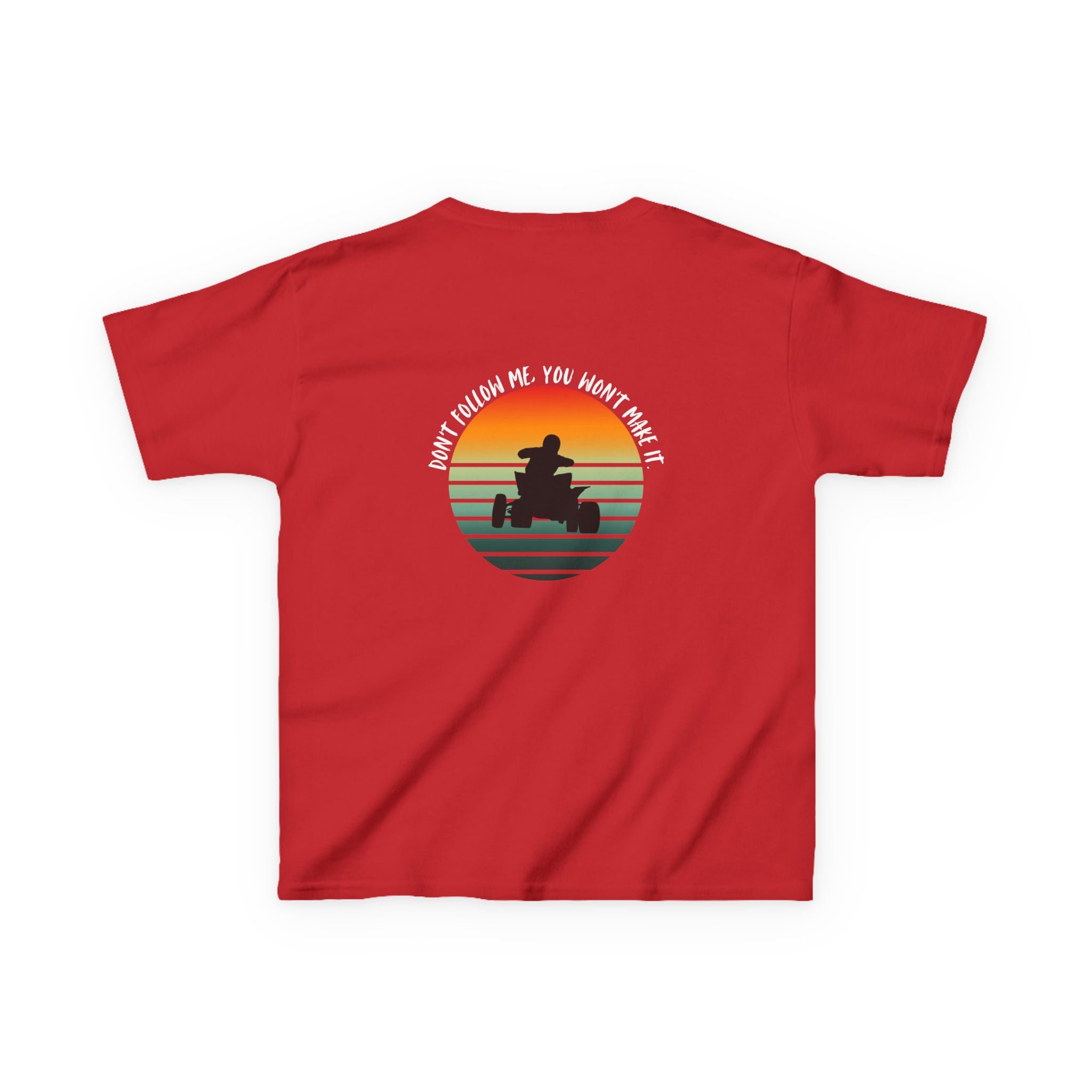 Kids ATV Rider Shirt – Retro Sunset Quad Tee for Boys & Girls | Off-Road Trail Riding Kids Shirt