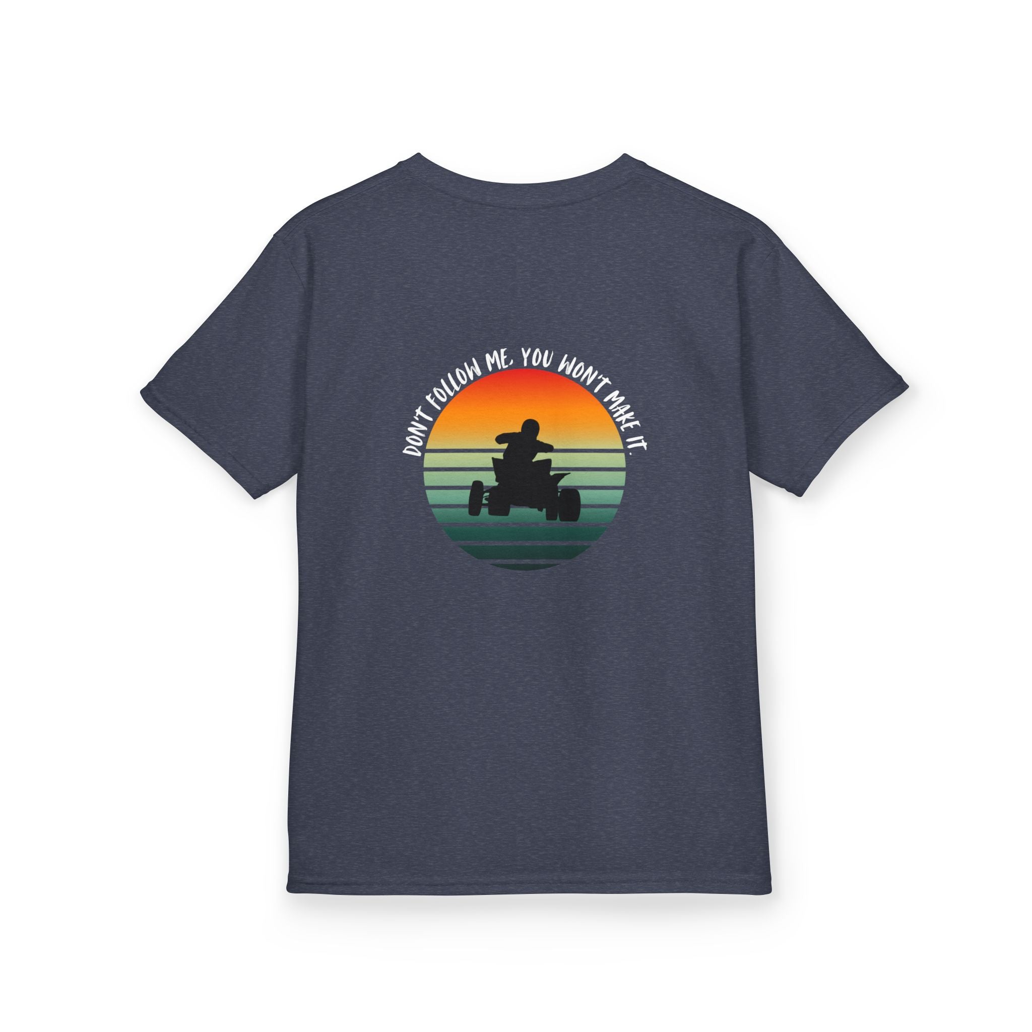 Kids ATV Rider Shirt – Retro Sunset Quad Tee for Boys & Girls | Off-Road Trail Riding Kids Shirt