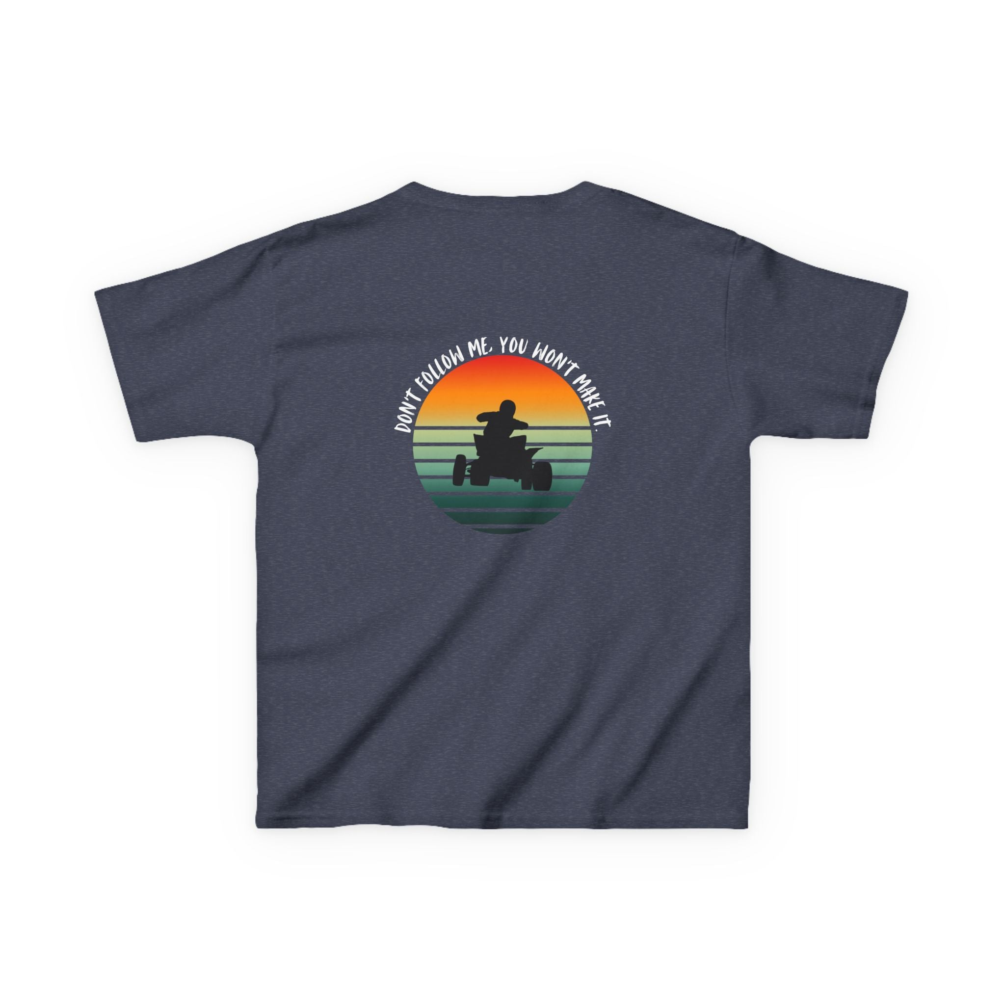 Kids ATV Rider Shirt – Retro Sunset Quad Tee for Boys & Girls | Off-Road Trail Riding Kids Shirt
